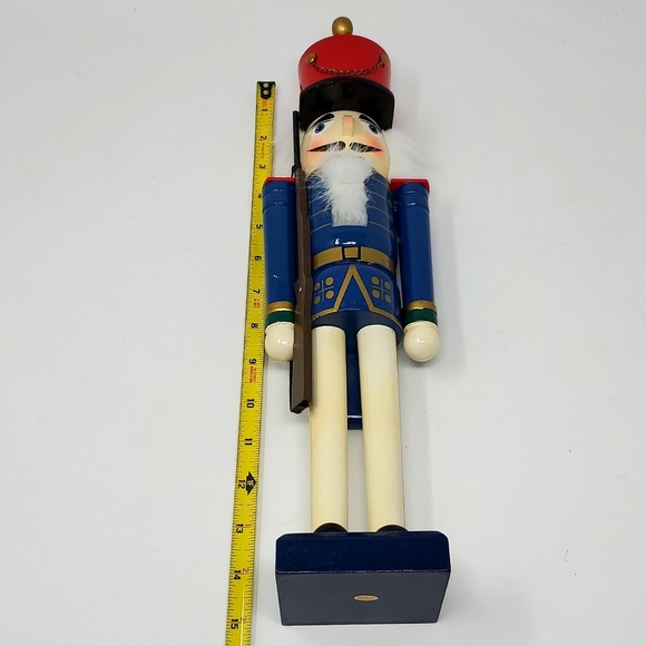 Nut Cracker Soldier Christmas 15' Wooden Decor Toy Soldier - Picture 13 of 13